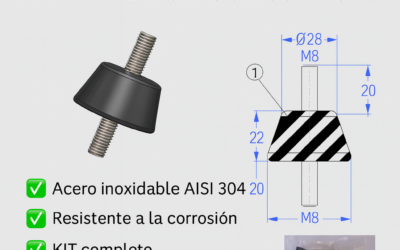 ✨ NOVEDAD: Soportes Antivibratorios A35-INOX ✨